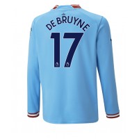 Manchester City Kevin De Bruyne #17 Fotballklær Hjemmedrakt 2022-23 Langermet
